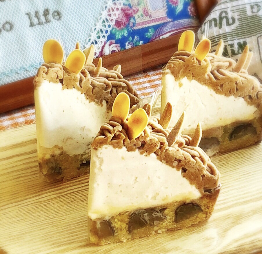 新春限定 はりねずみモンブラン ラ 華月 伊勢崎市境のケーキ屋 洋菓子